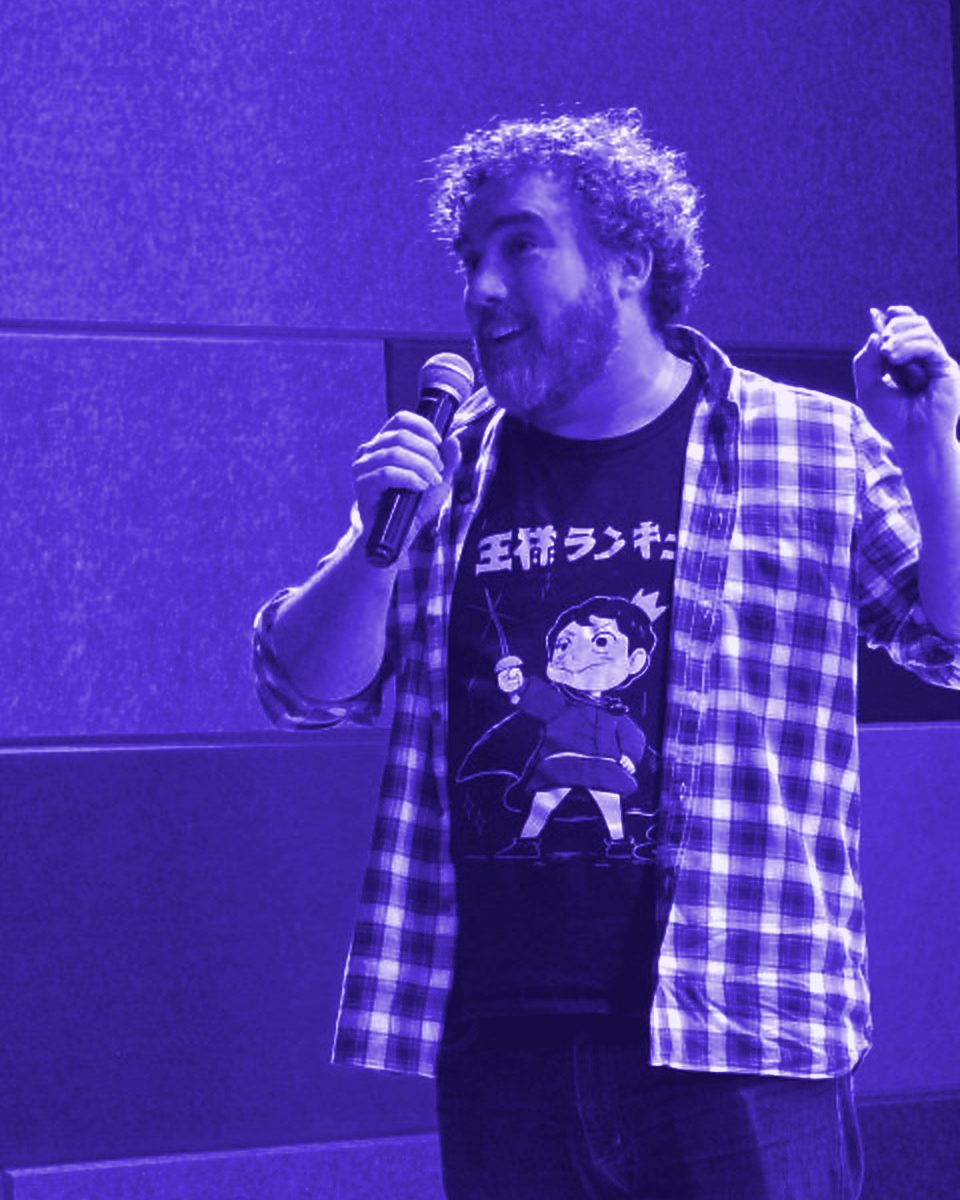 Nicolás Steil hablando en Duoc UC, sede Puente Alto
